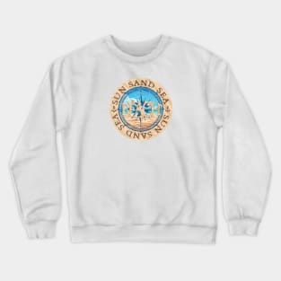 Sun Sand Sea Beach Crewneck Sweatshirt